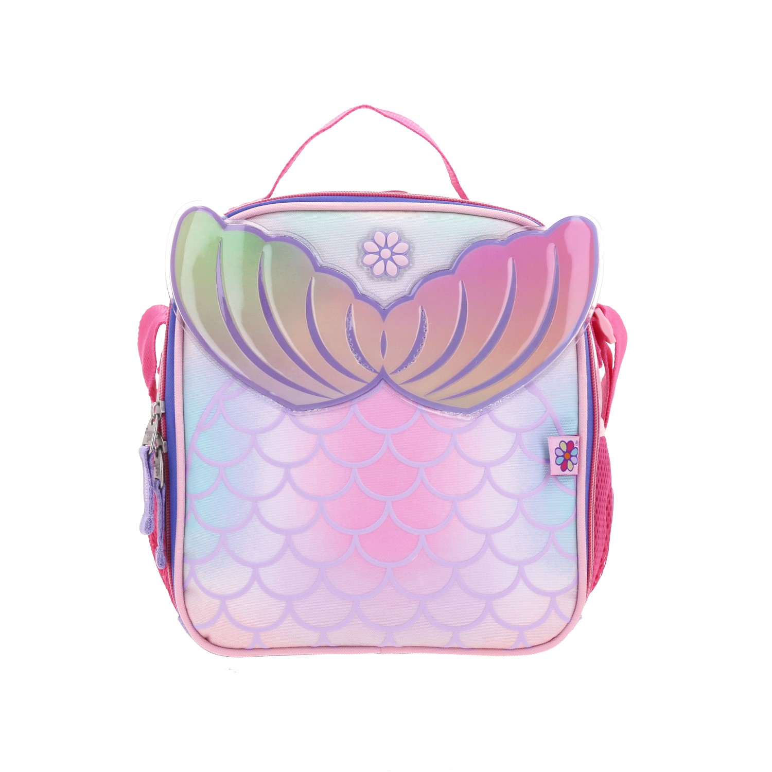 Lonchera escolar térmica Happy Girl by Chenson iridiscente para niña – Perfecta para la primaria