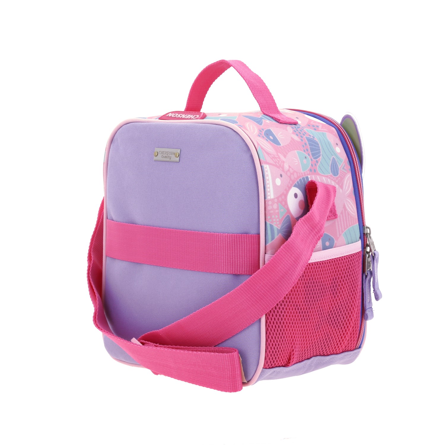 Lonchera escolar térmica Happy Girl by Chenson iridiscente para niña – Perfecta para la primaria 5