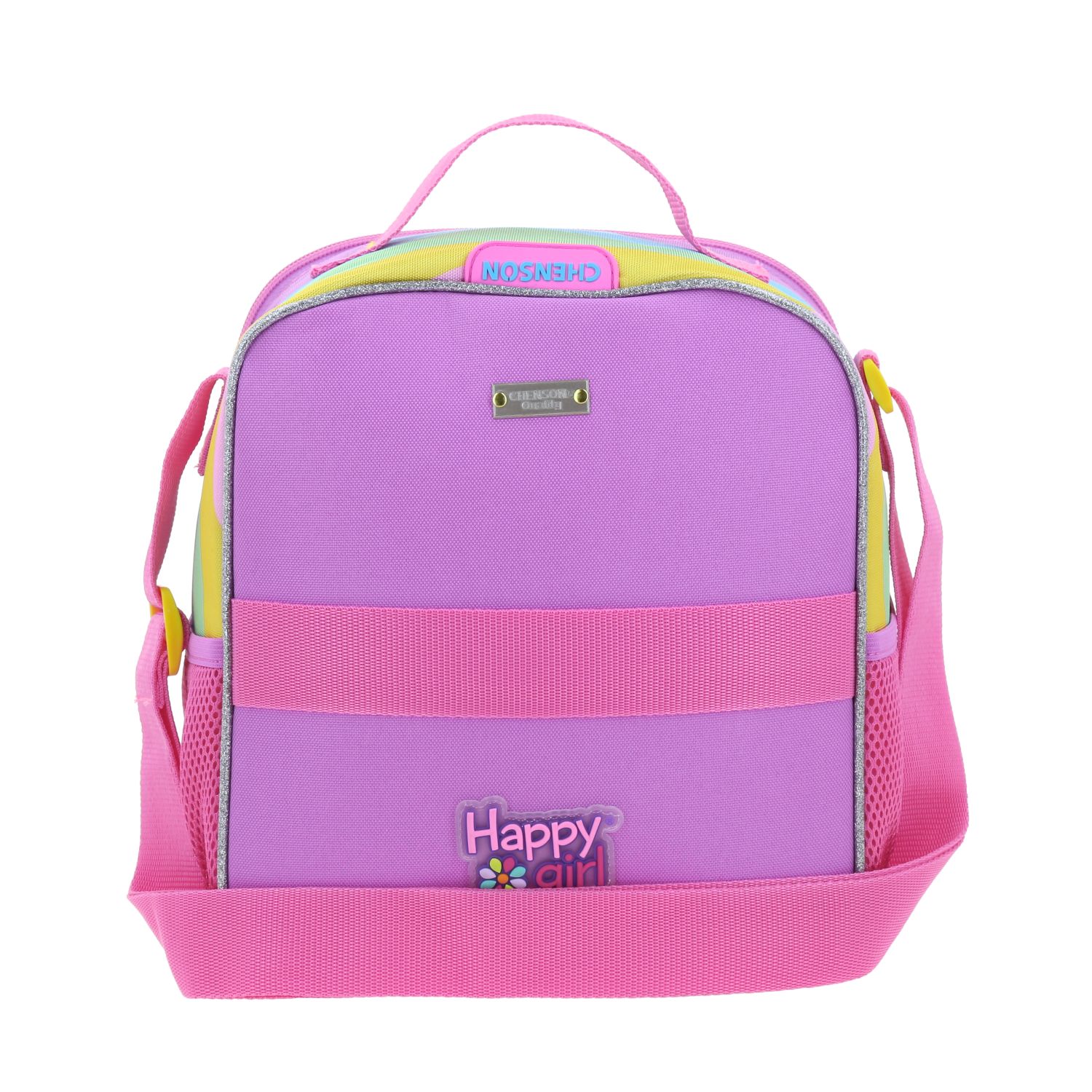 Lonchera escolar térmica Happy Girl by Chenson multicolor para niña – ¡Ideal para el regreso a clases! 4