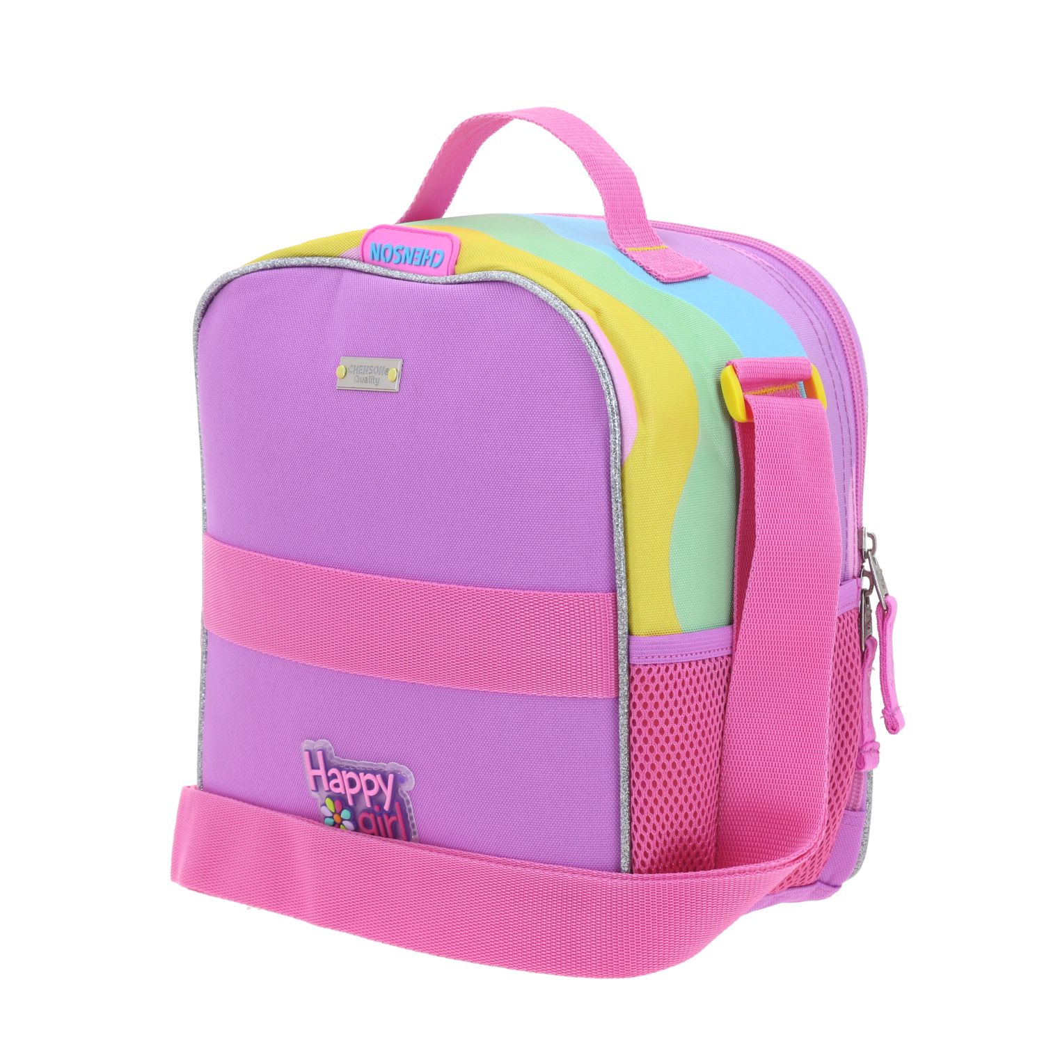 Lonchera escolar térmica Happy Girl by Chenson multicolor para niña – ¡Ideal para el regreso a clases! 5