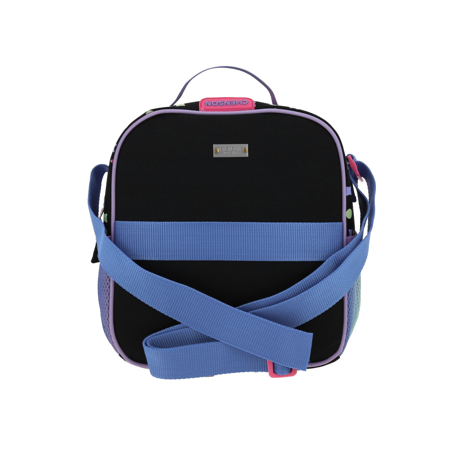 Lonchera escolar térmica Happy Girl by Chenson negra para niña – Ideal para el colegio 4