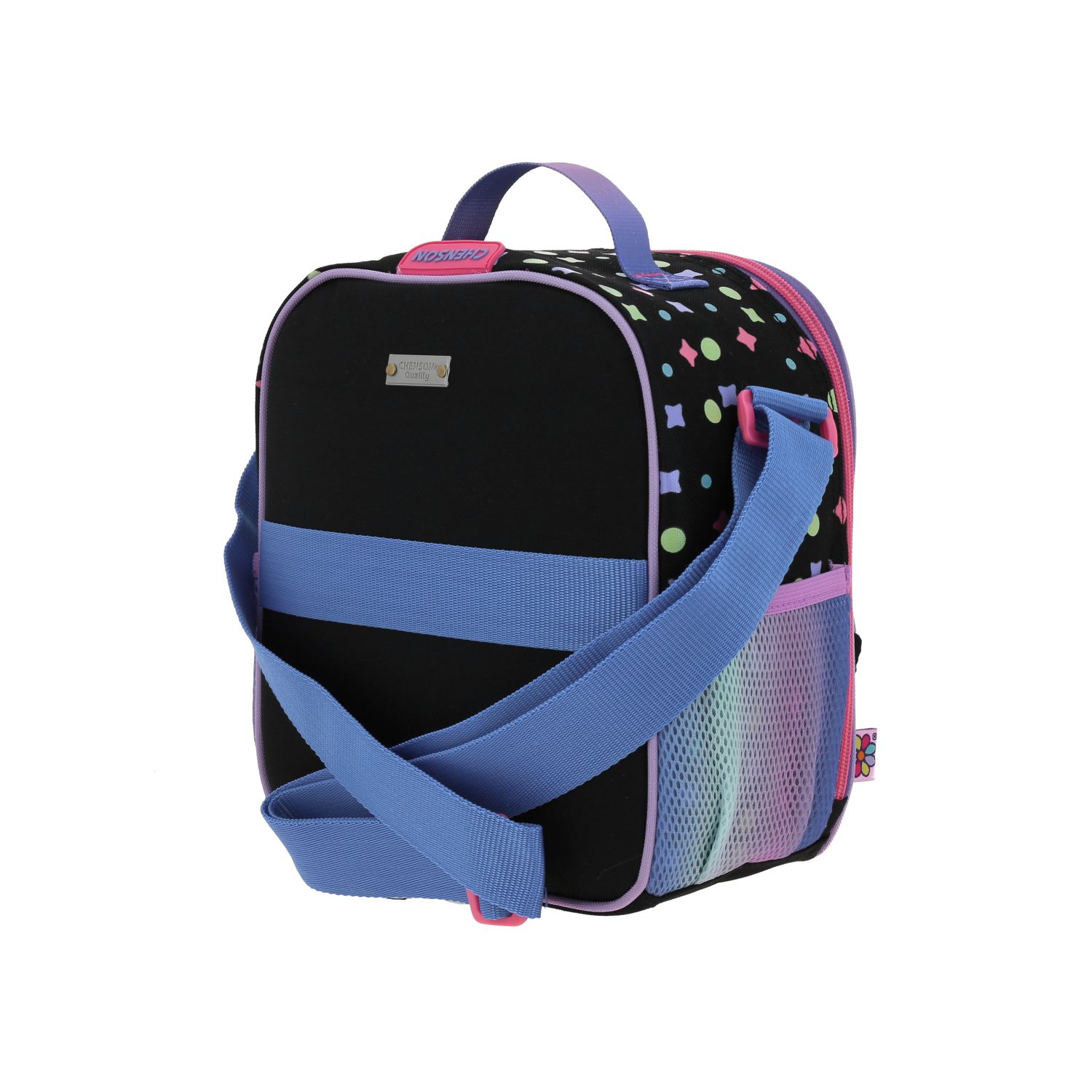 Lonchera escolar térmica Happy Girl by Chenson negra para niña – Ideal para el colegio 5