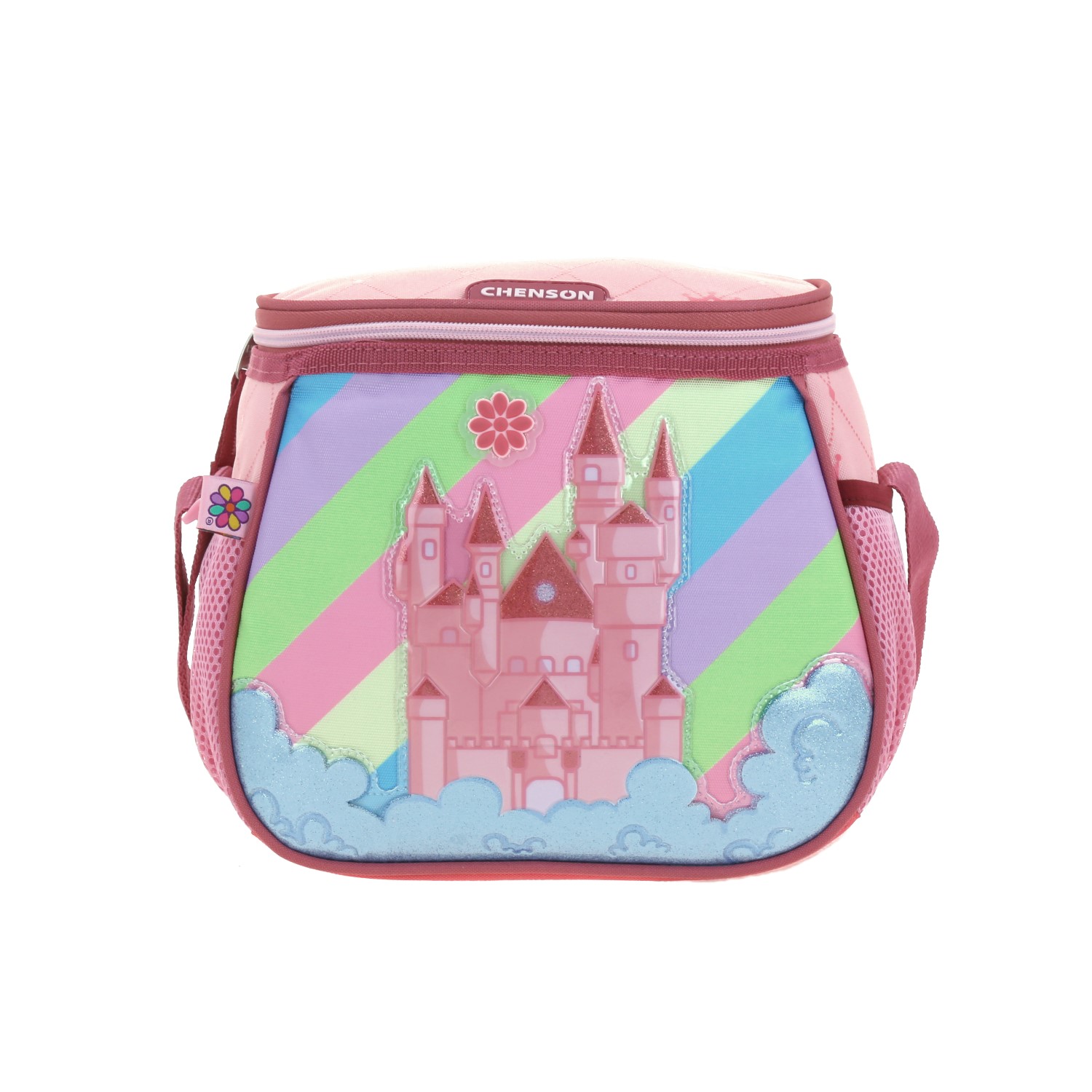 Lonchera escolar térmica Happy Girl rosa para niña – Ideal para la primaria