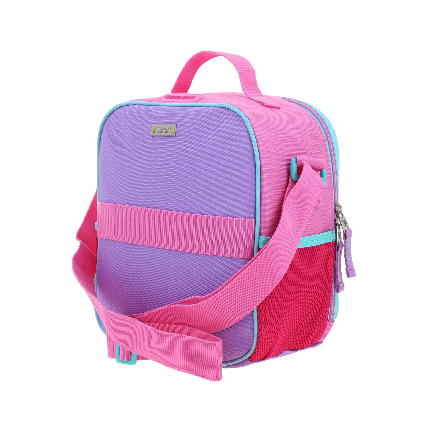 Lonchera escolar térmica Happy Girl Rosa para niña – Ideal para primaria 5