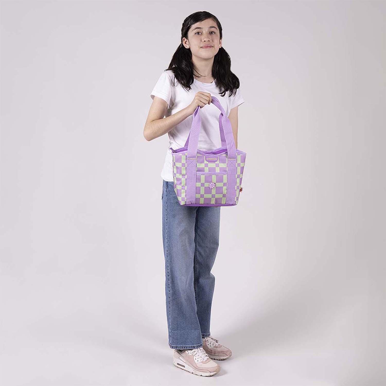 Lonchera escolar térmica Happy Girl Uva para niña – Ideal para primaria - vista 2