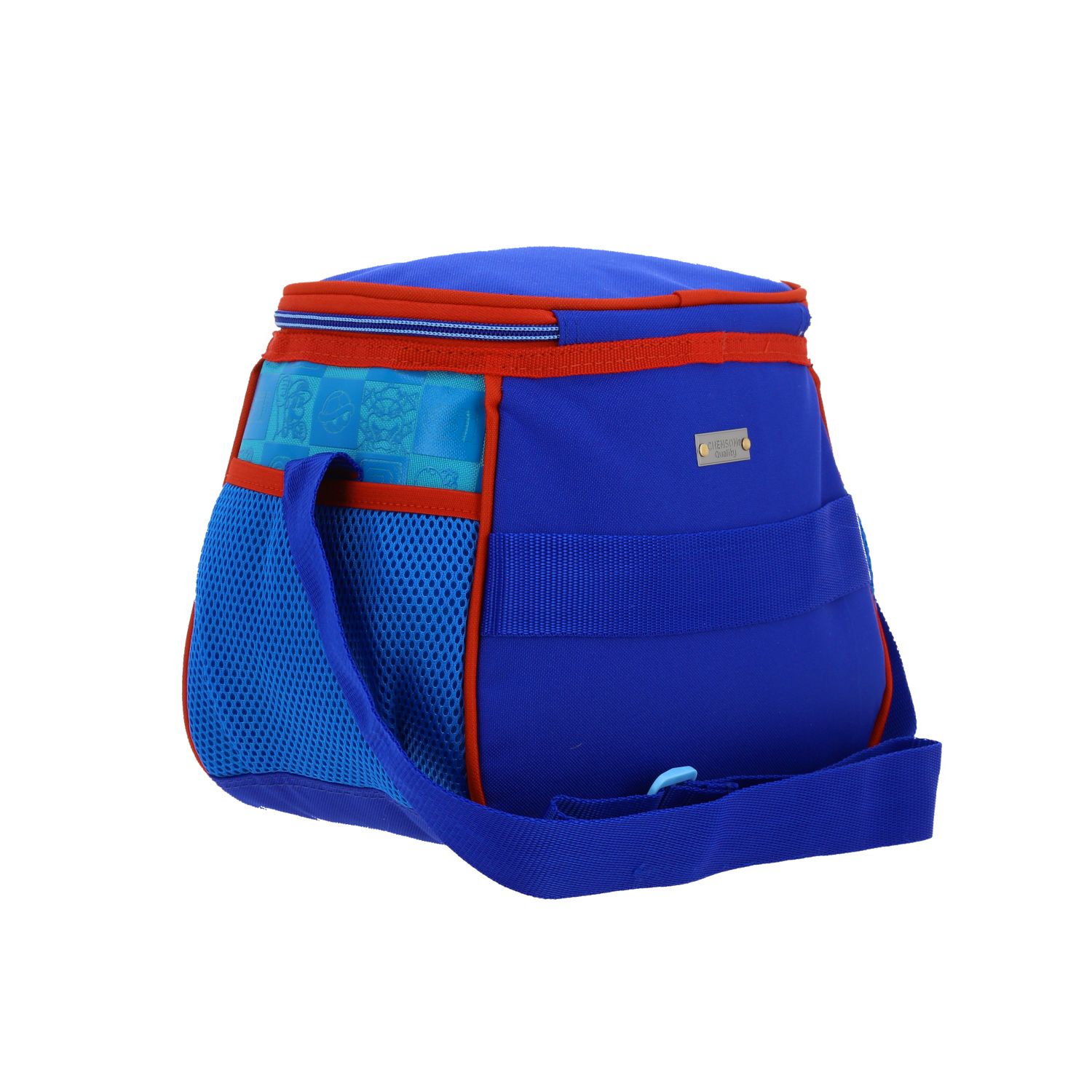 Lonchera Escolar Térmica Mario Bros by Chenson Azul con Asa Ajustable 3