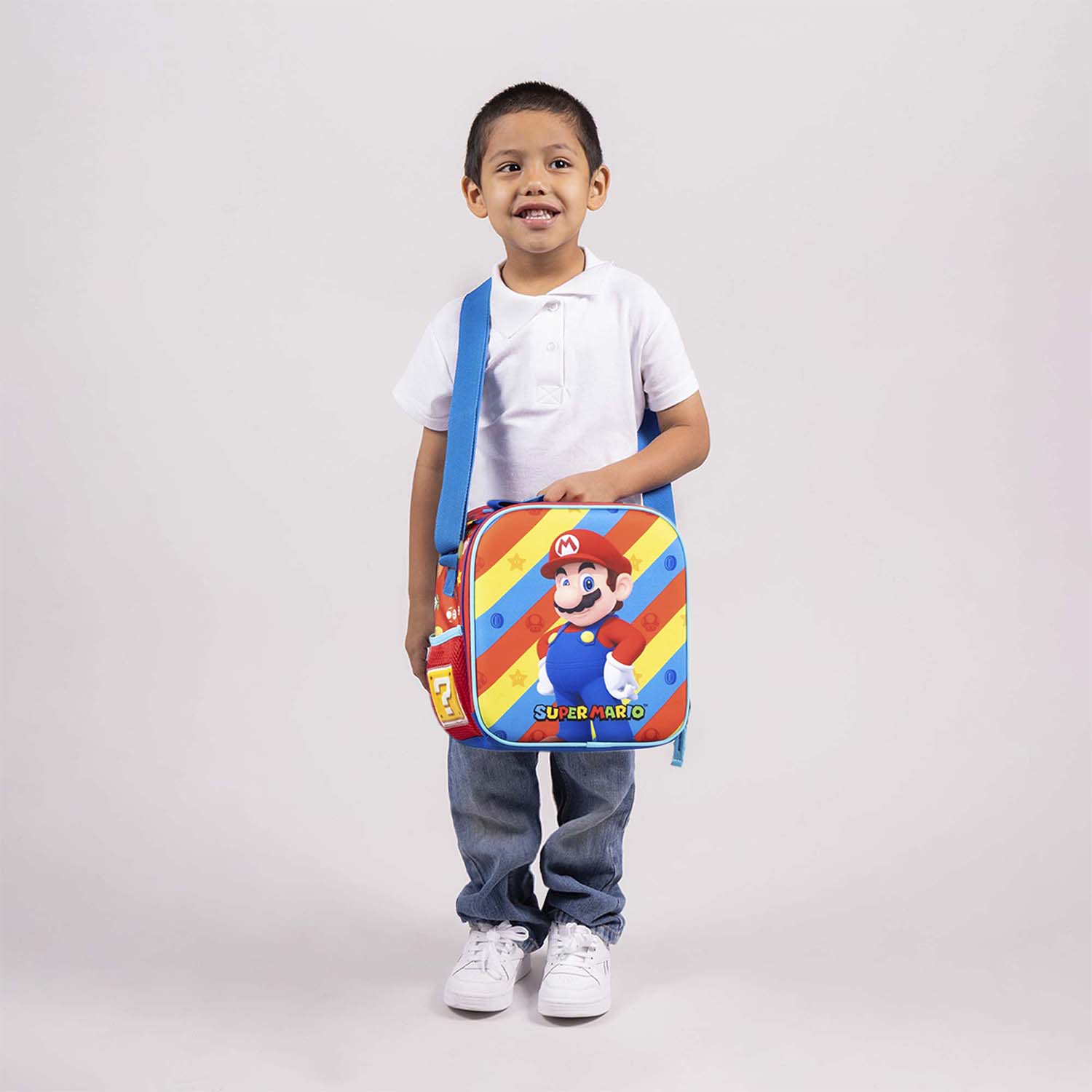 Lonchera escolar térmica Mario Bros by Chenson Roja ideal para niños - vista 2