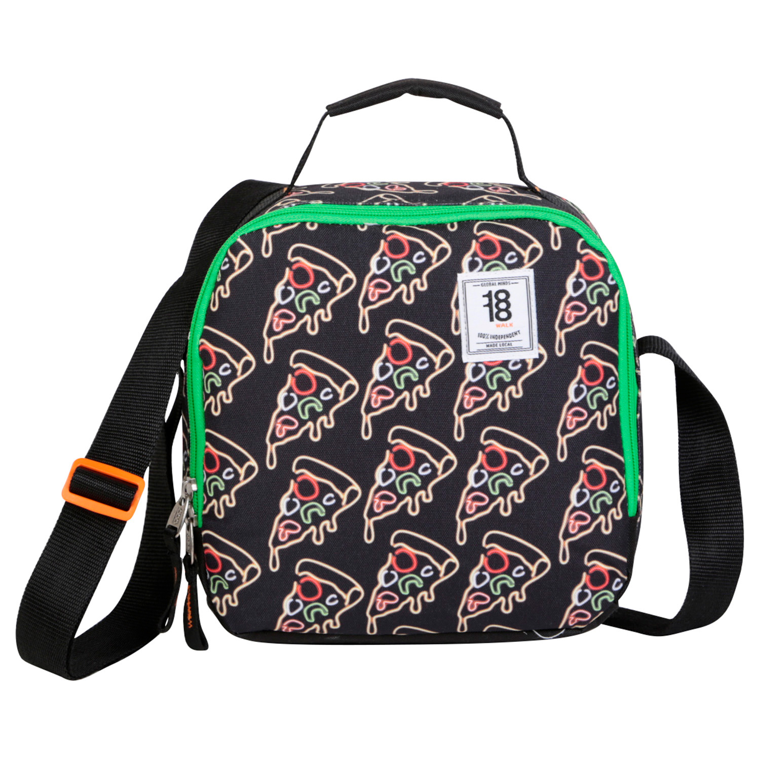 Lonchera Escolar Térmica Negra 1818 by Chenson para jóvenes