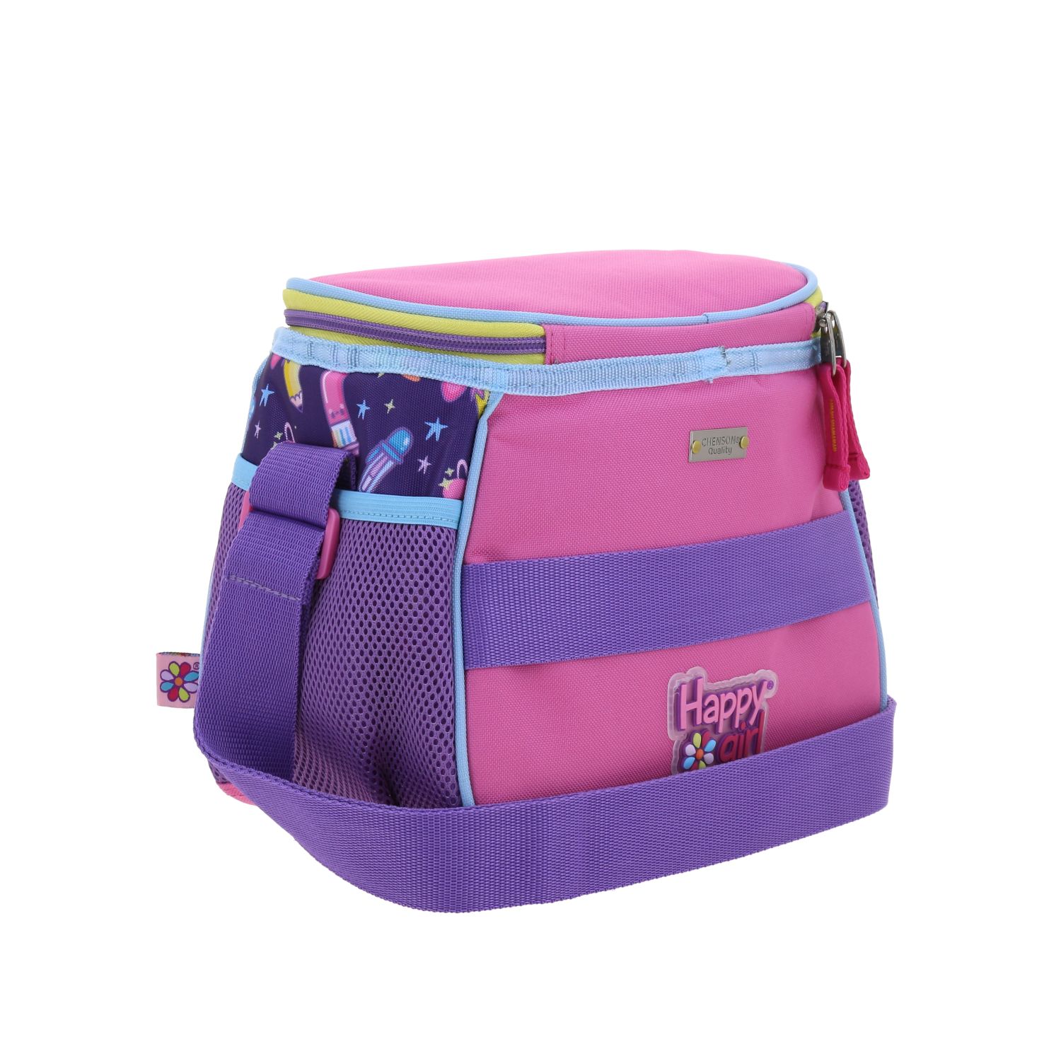 Lonchera escolar térmica Vania Bachur rosa para niña – Ideal para la primaria 3