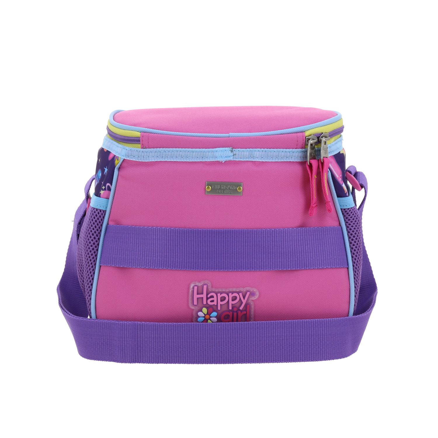 Lonchera escolar térmica Vania Bachur rosa para niña – Ideal para la primaria 4