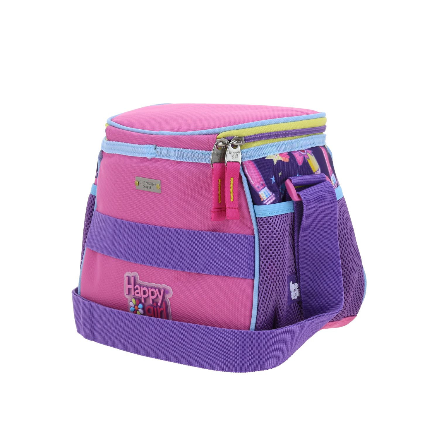 Lonchera escolar térmica Vania Bachur rosa para niña – Ideal para la primaria 5