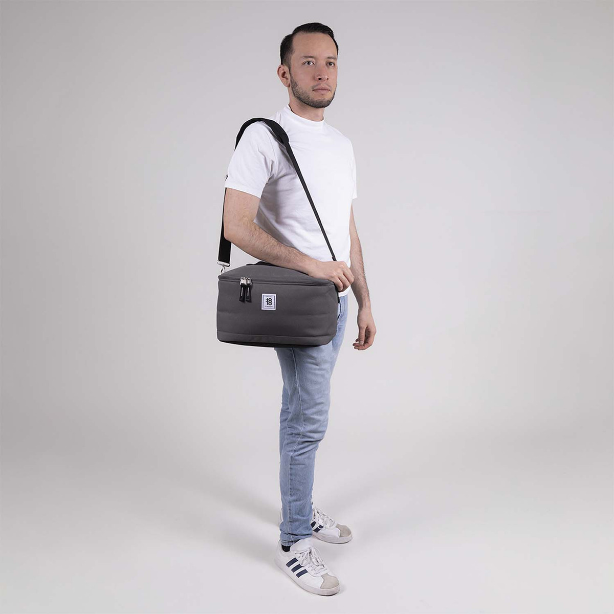 Lonchera Grande Termica Chenson Juveni 1818 Wynn Gris Unisex - vista 2