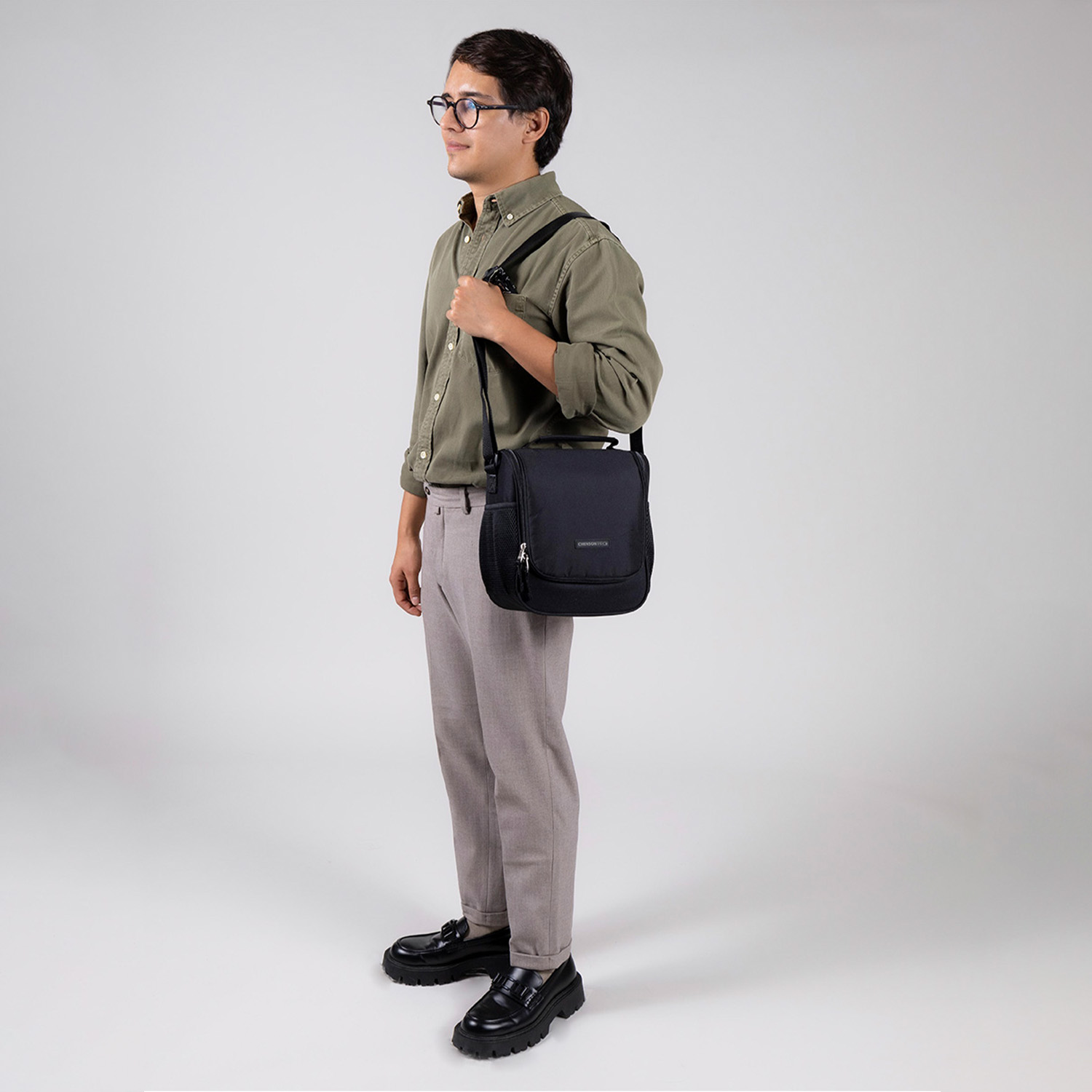 Lonchera térmica Chenson Pro negra para ejecutivo profesional – Estilo y funcionalidad - vista 2