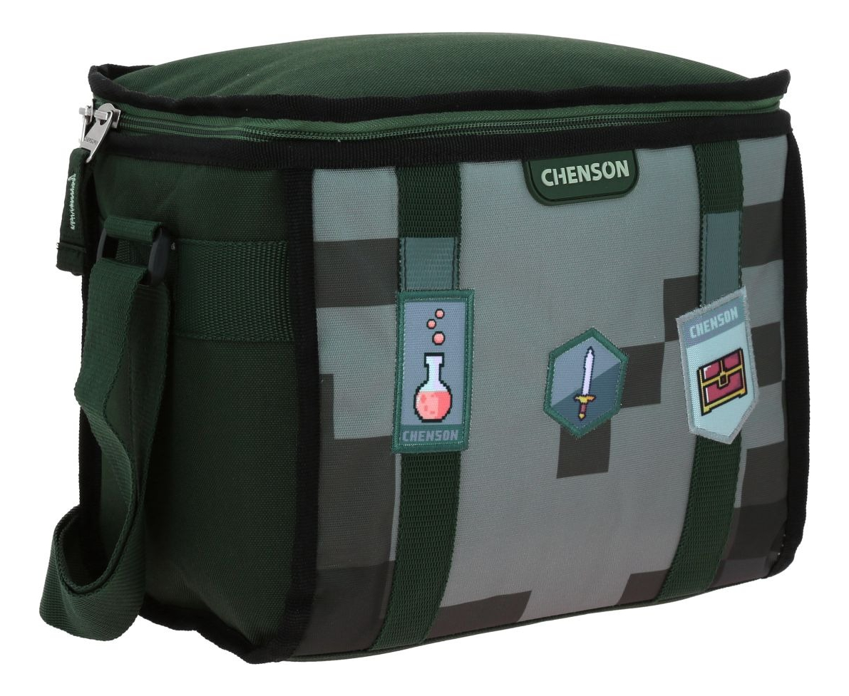 Lonchera Termica Escolar Chenson Pixels Para Niño Co70538-g 5