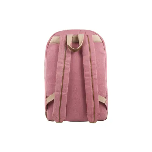 Mochila escolar juvenil 1818 by Chenson rosa con porta laptop - vista 2