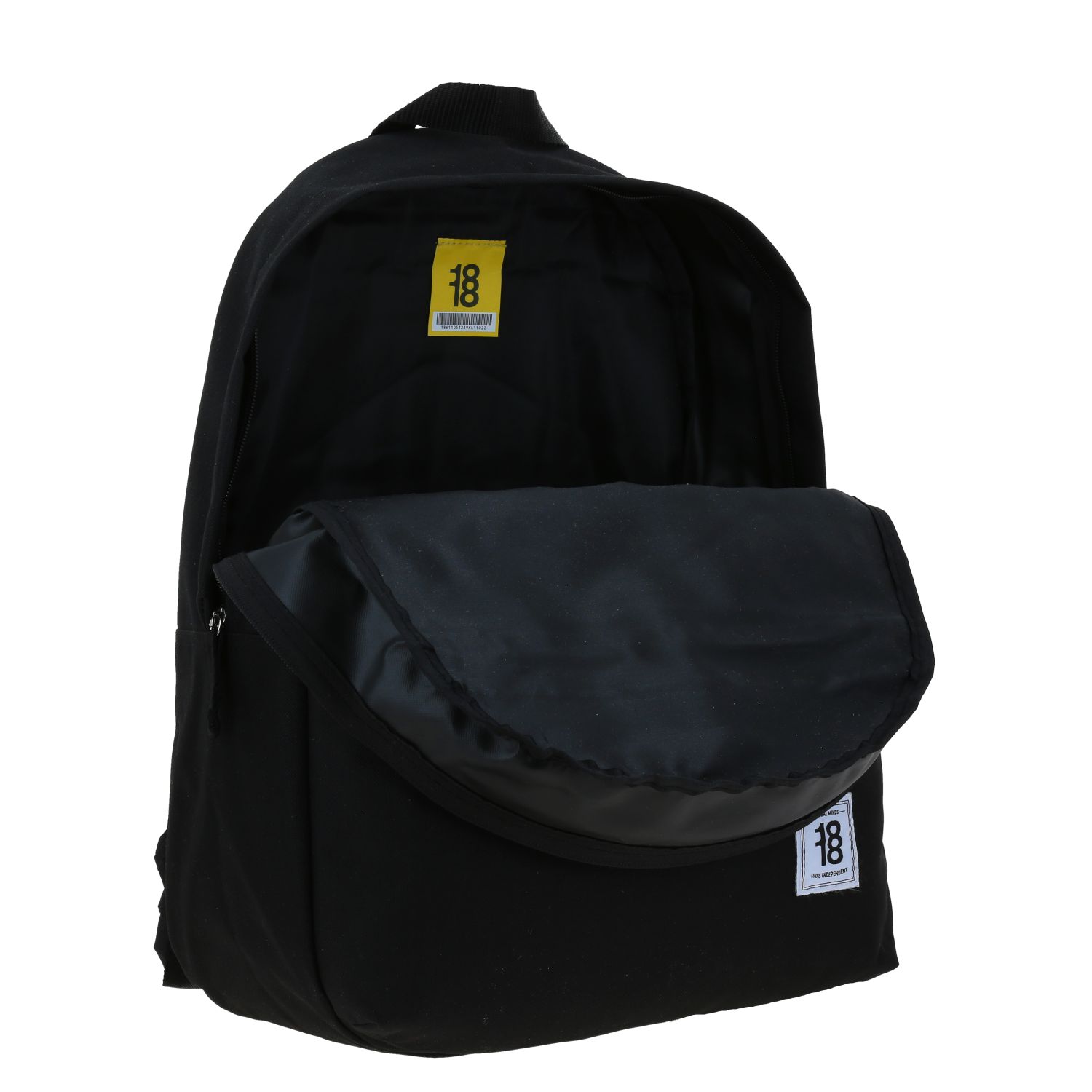 Mochila Escolar Juvenil 1818 by Chenson Negra con Doble Bolsillo Frontal - vista 2