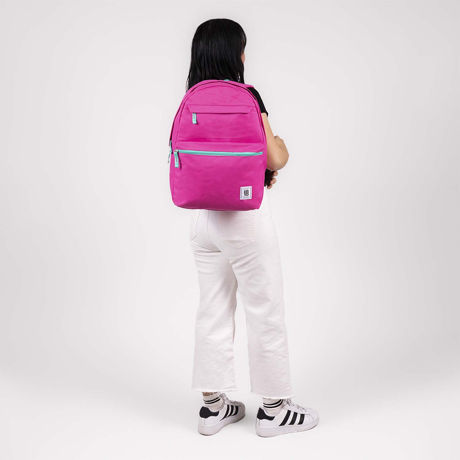 Mochila escolar juvenil fucsia 1818 by Chenson - Estilo y funcionalidad - vista 2