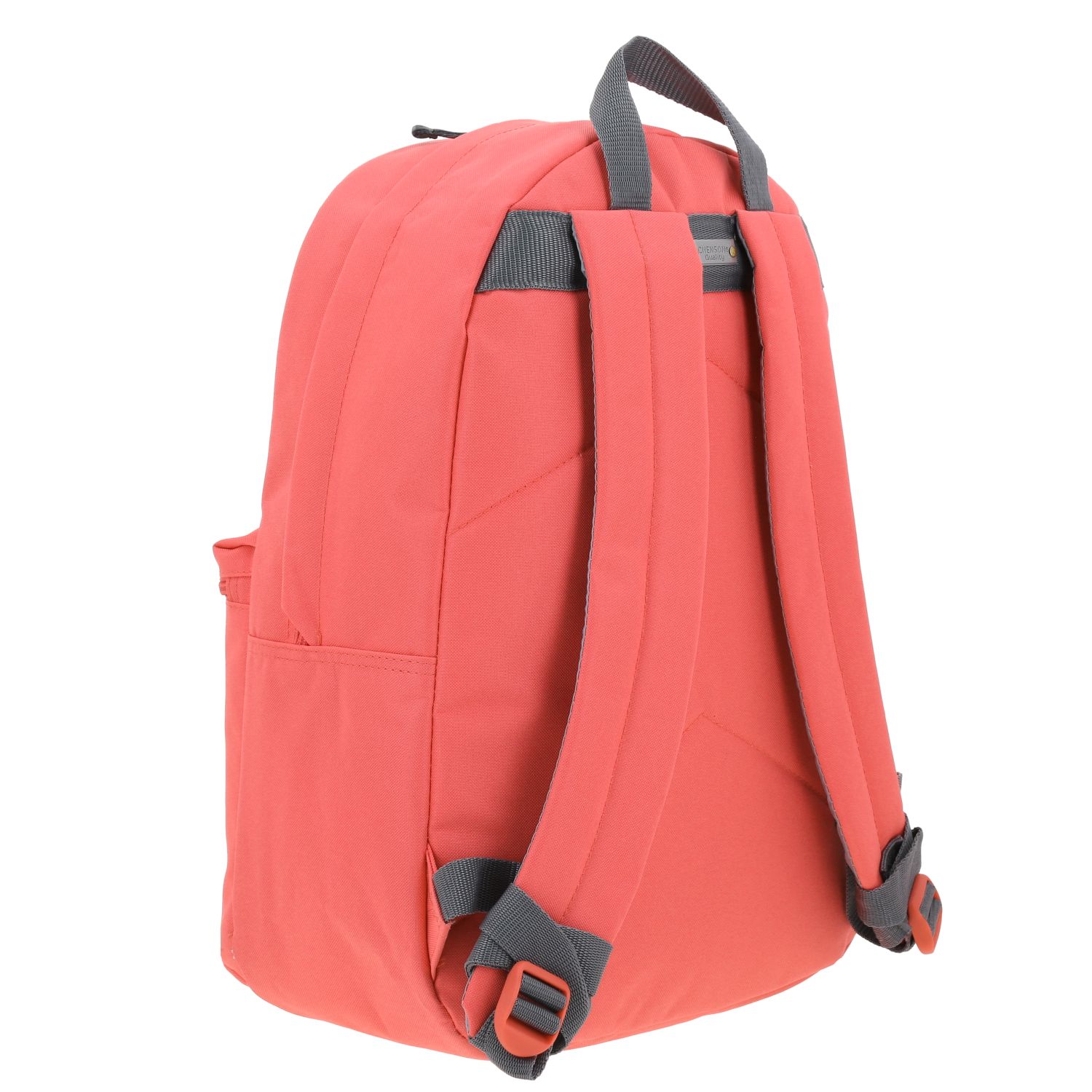 Mochila escolar juvenil 1818 by Chenson Naranja con doble bolsillo frontal 3