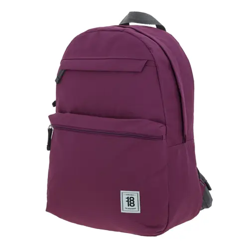 Mochila escolar juvenil 1818 by Chenson color violeta con doble bolsillo - vista 2