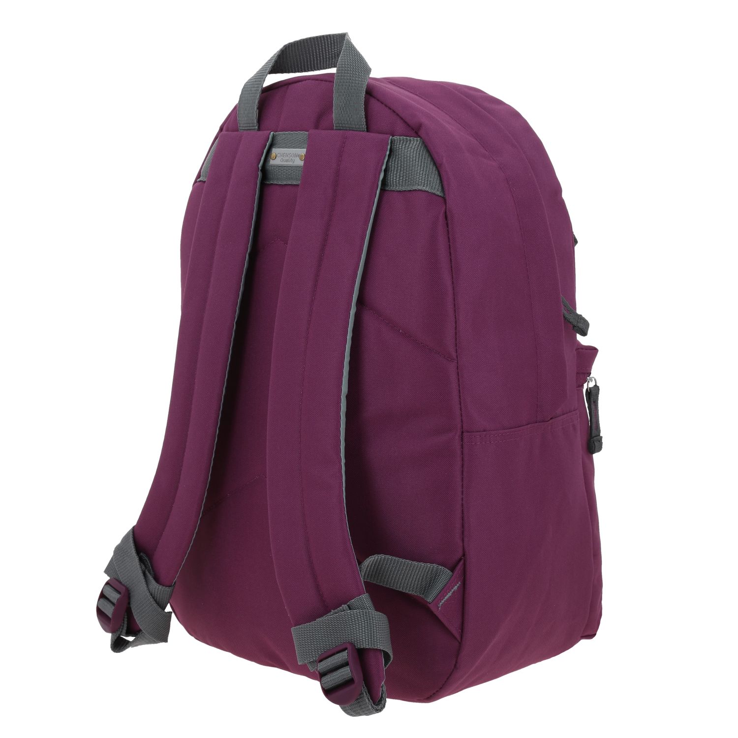 Mochila escolar juvenil 1818 by Chenson color violeta con doble bolsillo 5