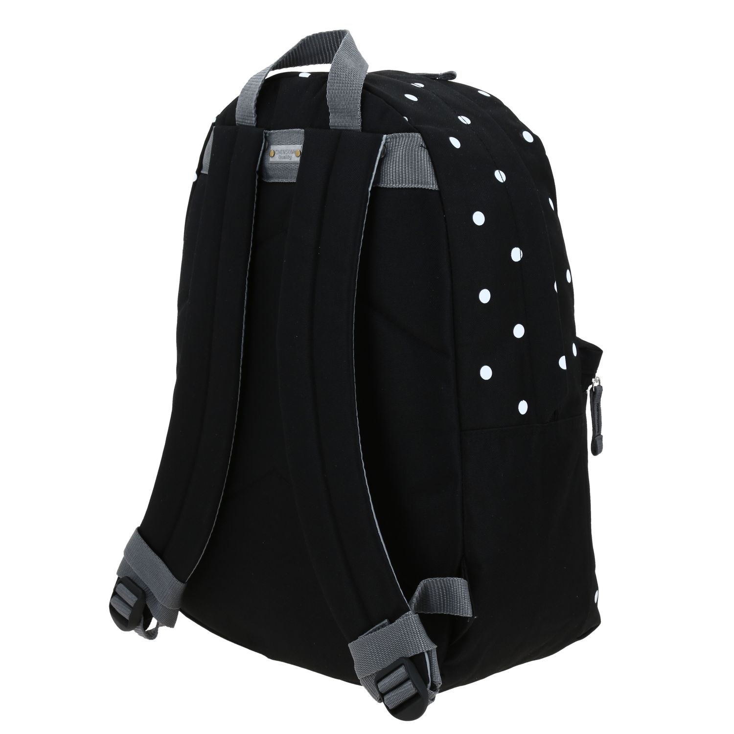 Mochila escolar juvenil 1818 by Chenson en negro, funcional y moderna 5