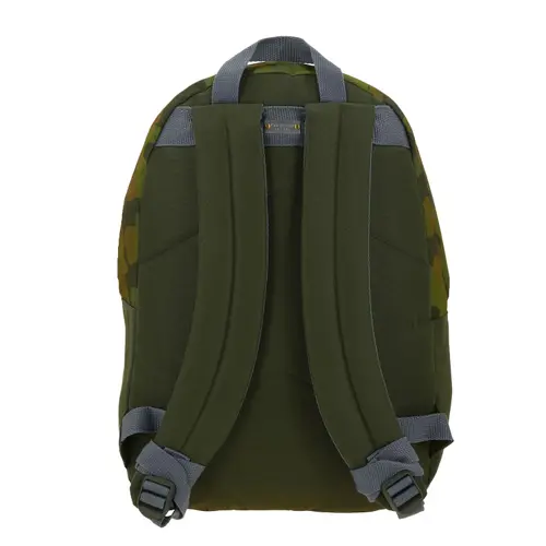 Mochila escolar juvenil 1818 by Chenson Verde seco con amplio compartimento 4