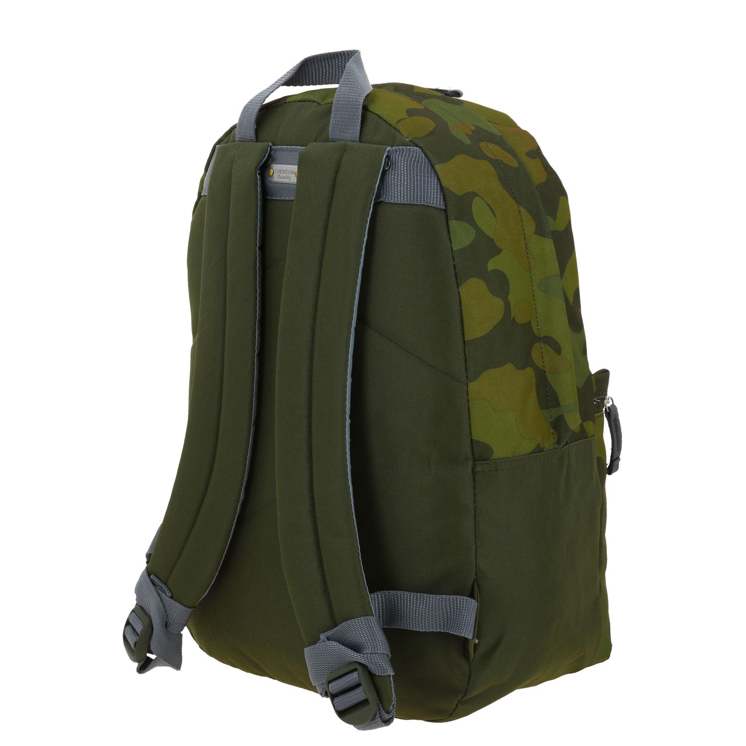 Mochila escolar juvenil 1818 by Chenson Verde seco con amplio compartimento 5