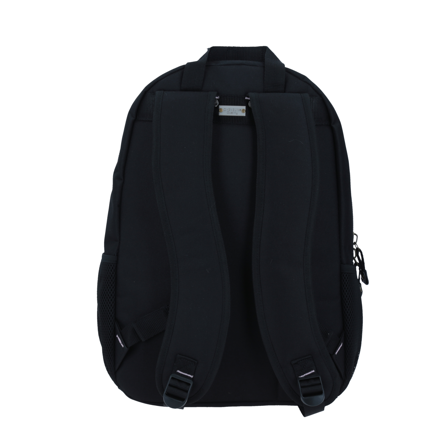 Mochila escolar juvenil 1818 by Chenson negro con porta laptop 3