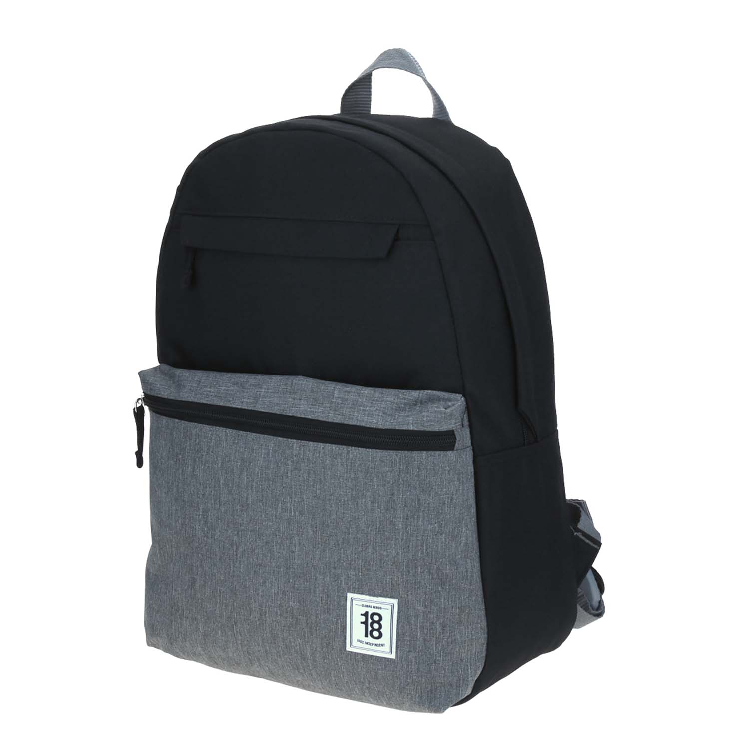 Mochila escolar juvenil 1818 by Chenson gris con amplio compartimento 2