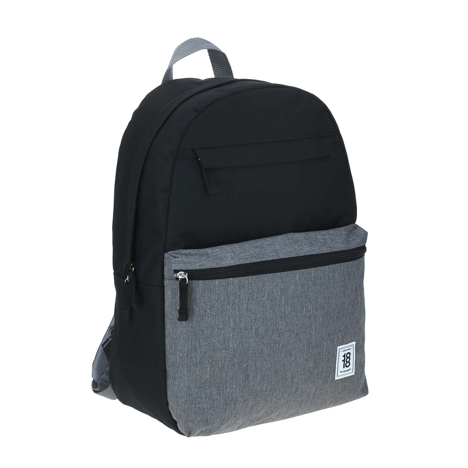 Mochila escolar juvenil 1818 by Chenson gris con amplio compartimento - vista 2