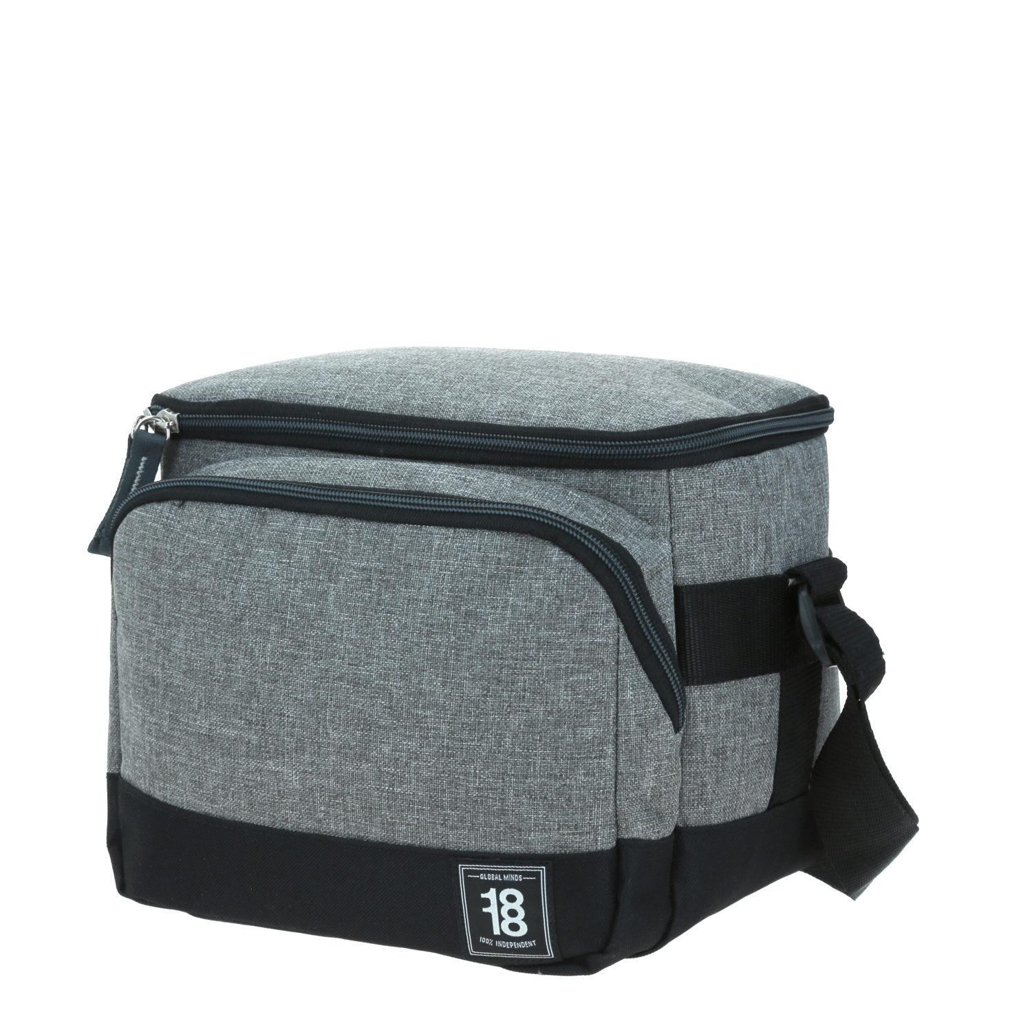 Lonchera escolar térmica 1818 by Chenson gris para jóvenes 2