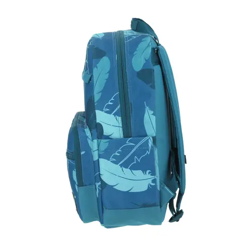 Mochila escolar juvenil 1818 by Chenson verde con amplio compartimento 3