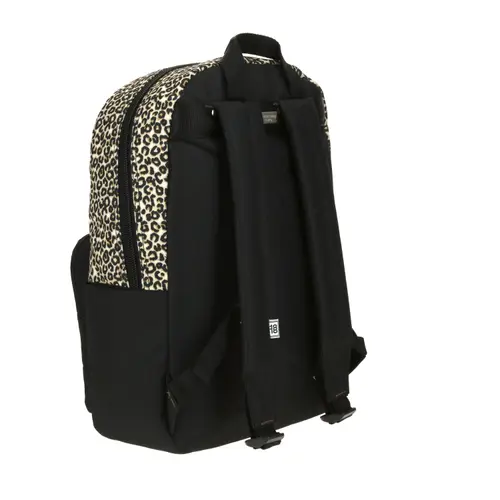 Mochila escolar juvenil 1818 by Chenson Amarillo con porta laptop - vista 2