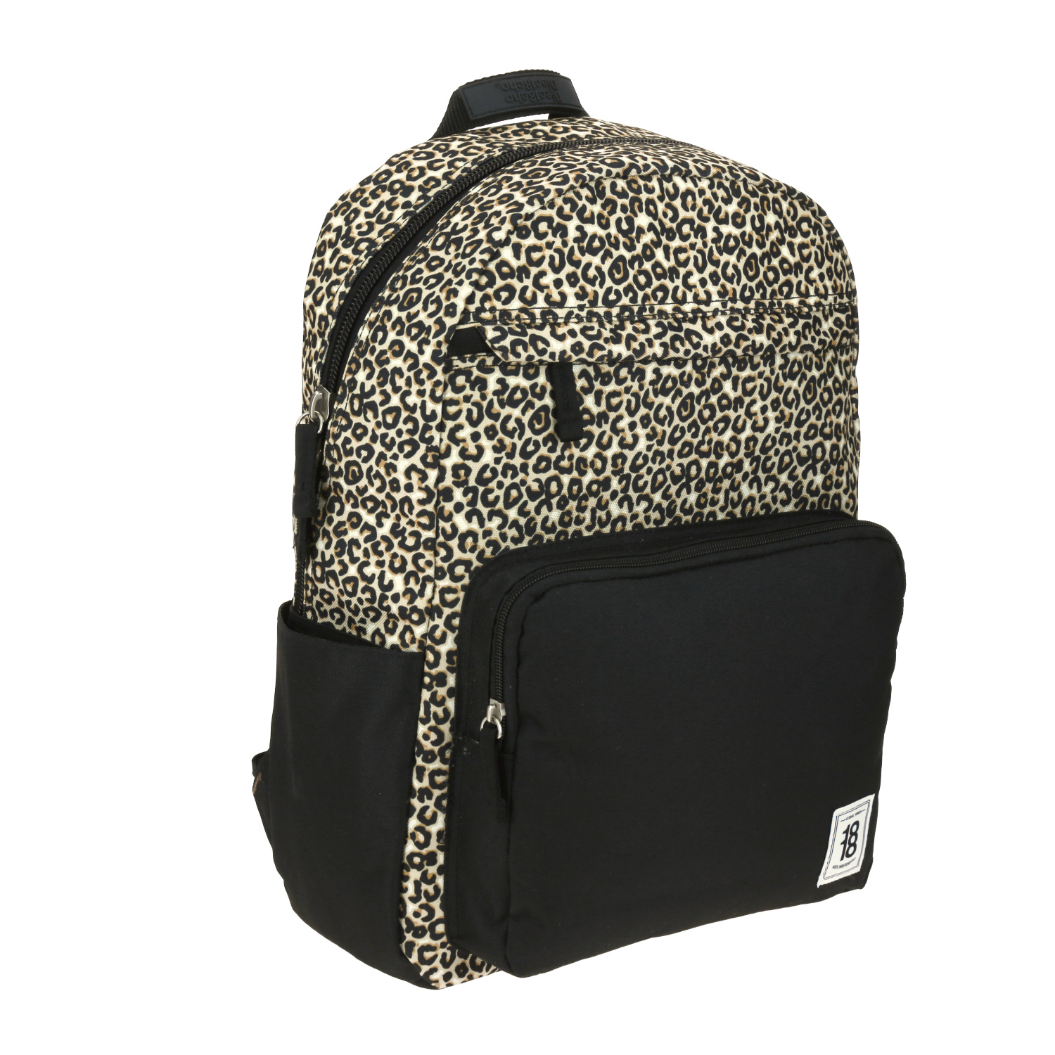 Mochila escolar juvenil 1818 by Chenson Amarillo con porta laptop - vista 2