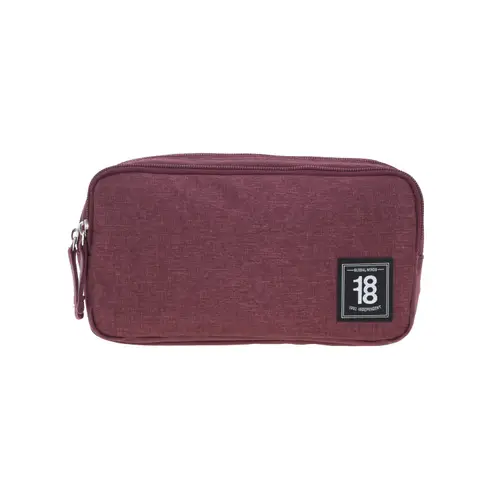 Lapicera escolar 1818 by Chenson magenta con doble compartimento 1