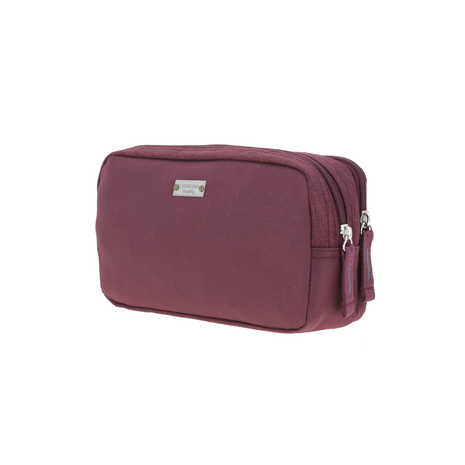 Lapicera escolar 1818 by Chenson magenta con doble compartimento 5