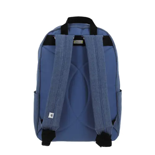 Mochila juvenil 1818 by Chenson azul con porta laptop y organizador - vista 2