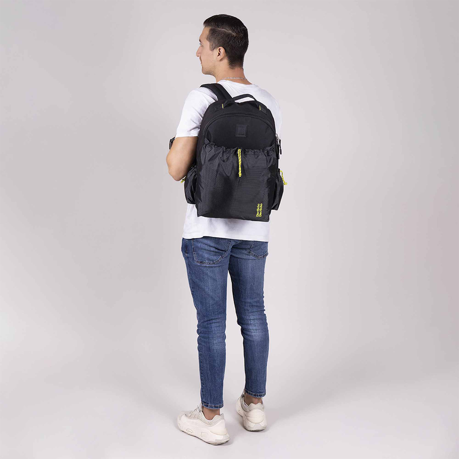 Mochila Escolar 1818 by Chenson Negro | Backpack Juvenil - vista 2