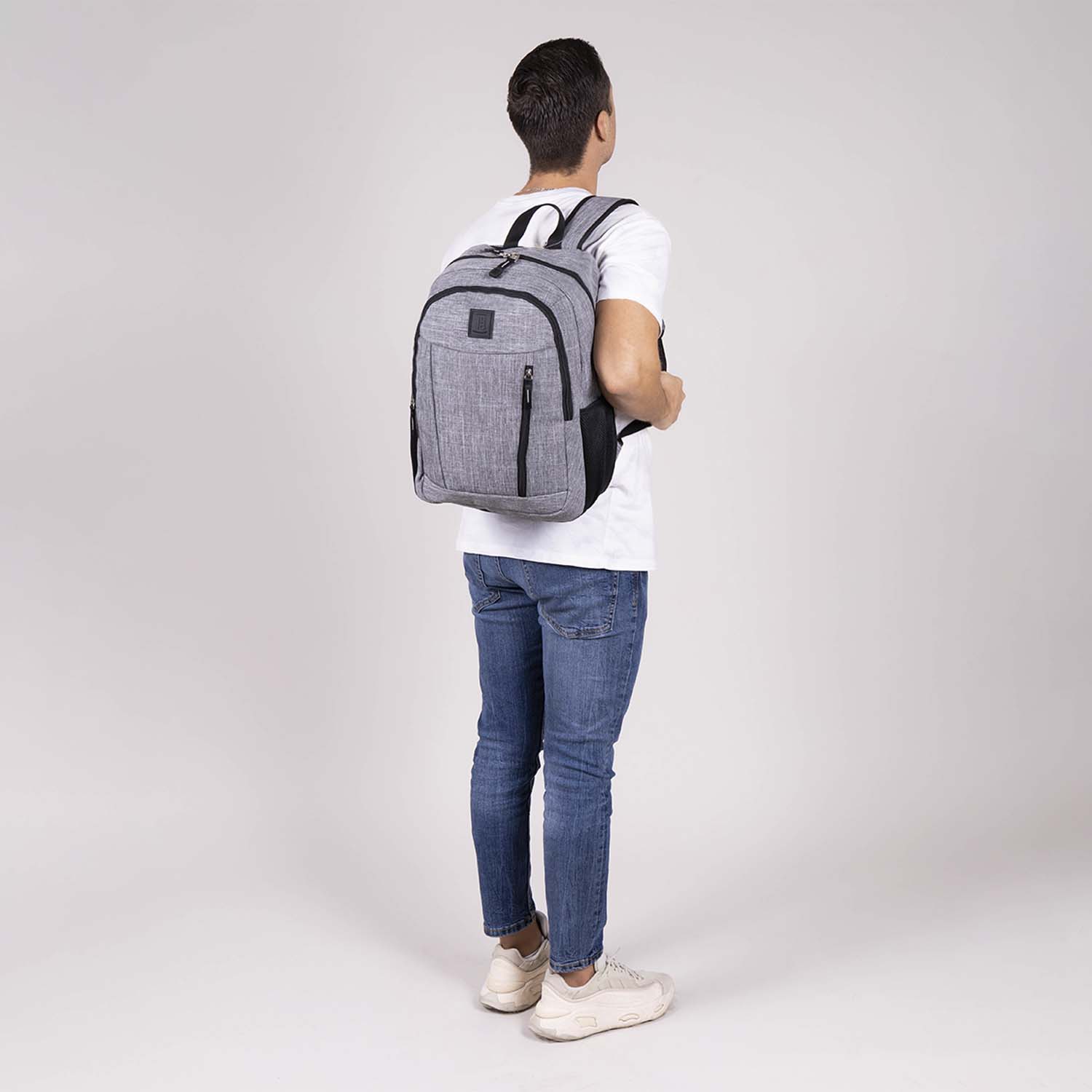 Mochila escolar juvenil gris 1818 by Chenson - Estilo y funcionalidad - vista 2