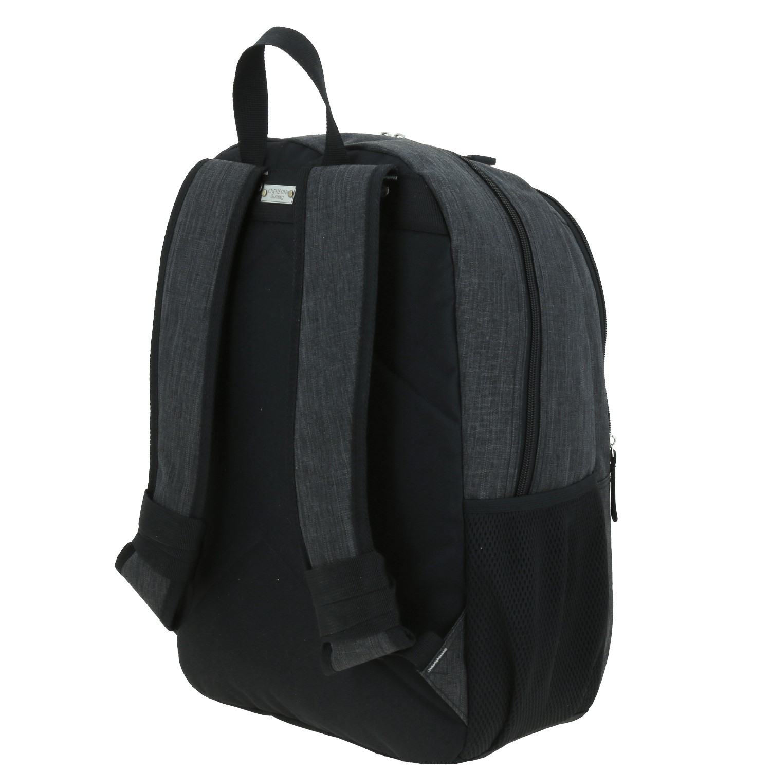 Mochila escolar juvenil 1818 by Chenson negra con amplio compartimento 5