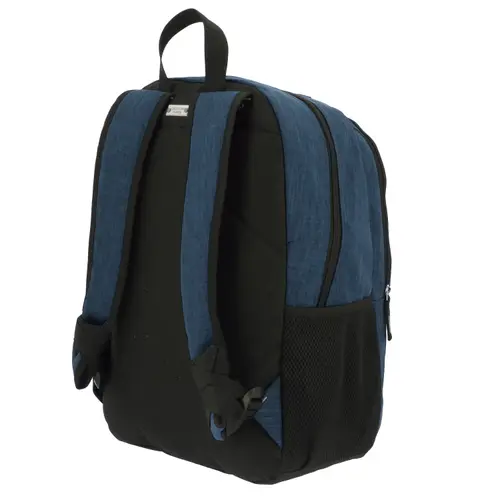 Mochila escolar juvenil 1818 by Chenson color azul con porta laptop 5