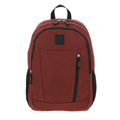 Mochila juvenil 1818 by Chenson magenta con porta laptop y amplios compartimentos