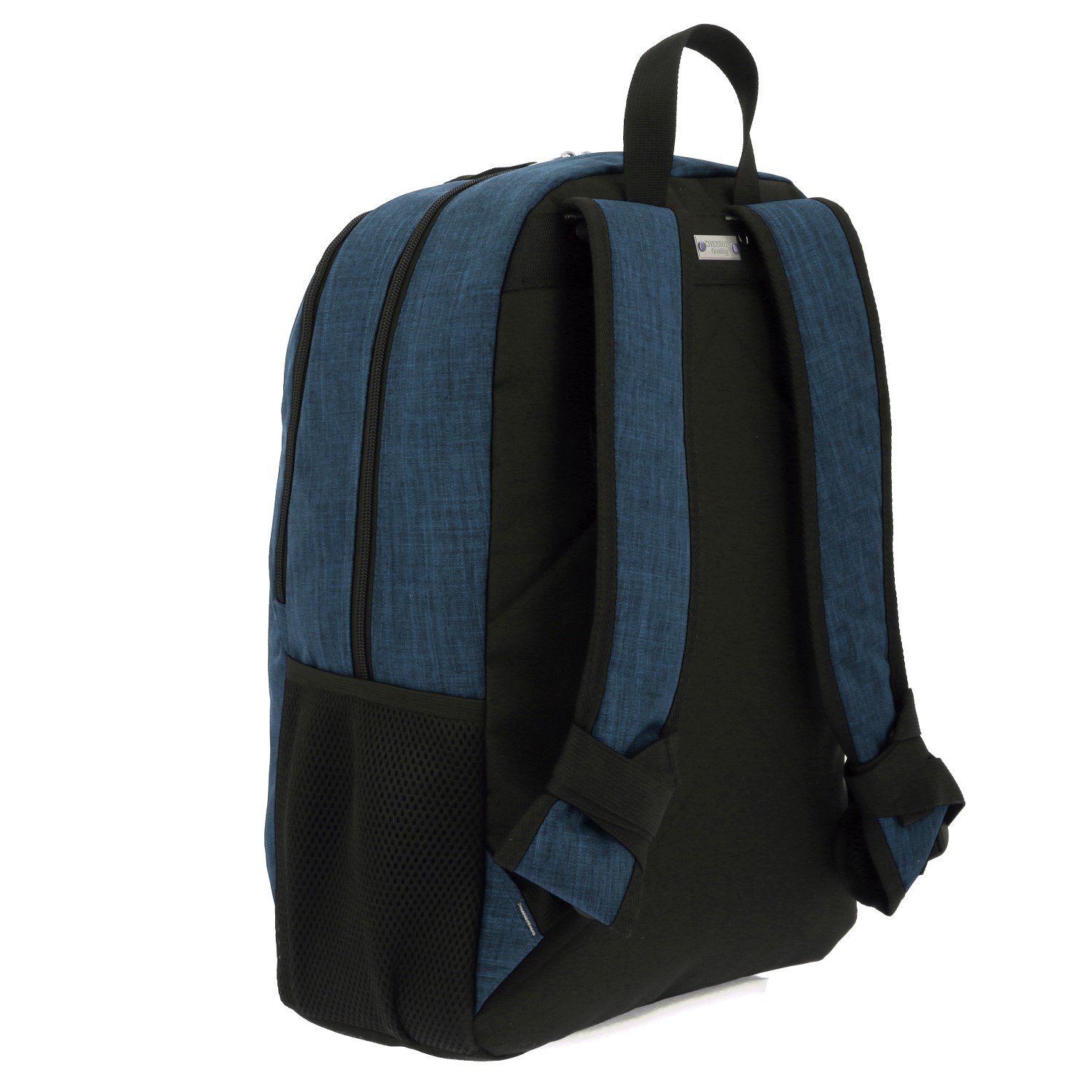 Mochila escolar juvenil 1818 by Chenson azul con amplio compartimento 3