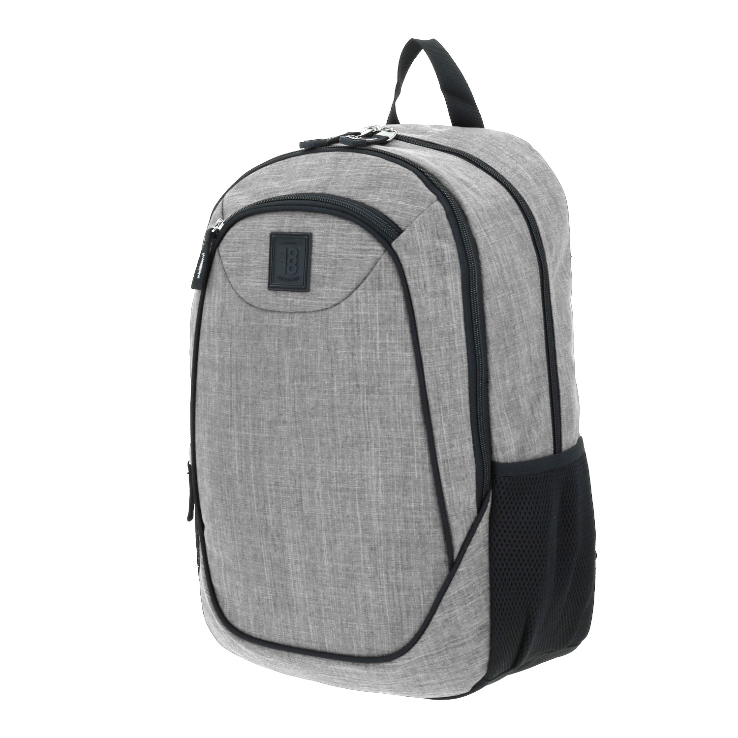 Mochila escolar juvenil 1818 by Chenson gris con amplio compartimento 2