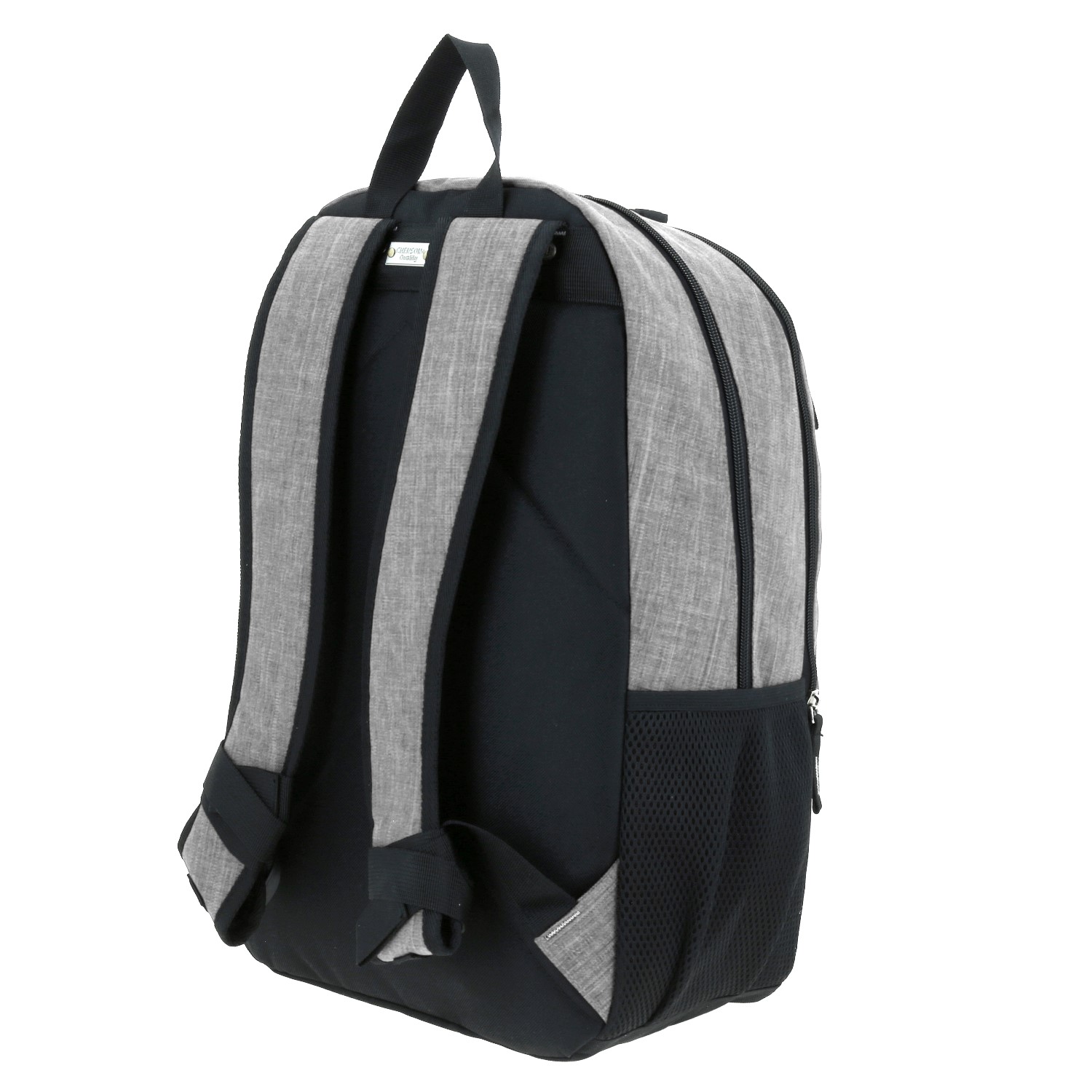 Mochila escolar juvenil 1818 by Chenson gris con amplio compartimento 5