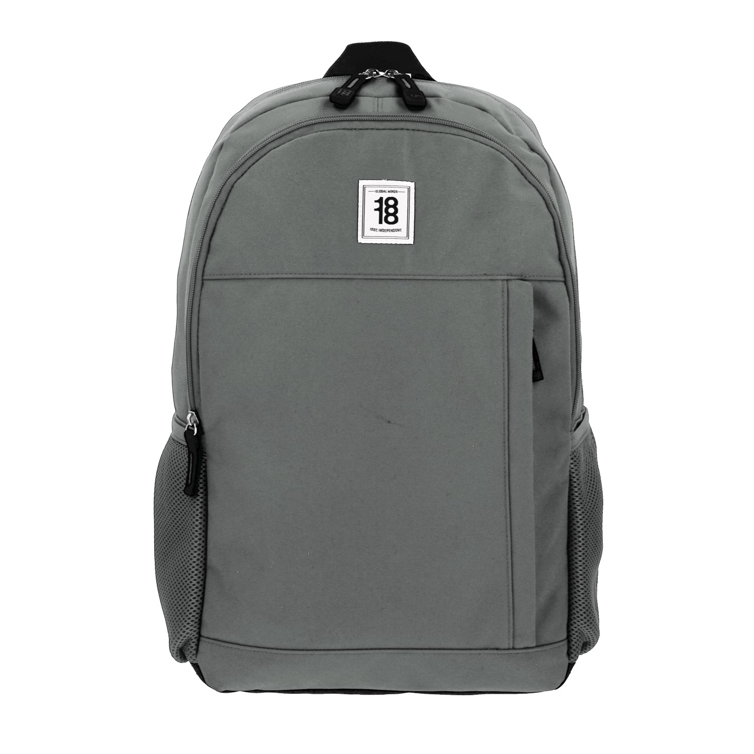 Mochila escolar juvenil 1818 by Chenson Gris con amplio compartimento