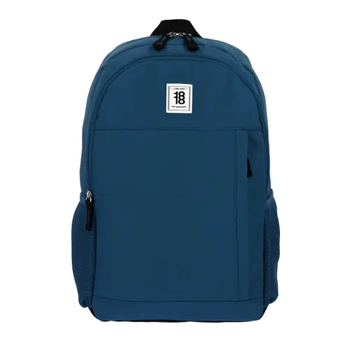 Mochila escolar juvenil 1818 by Chenson azul con amplio compartimento