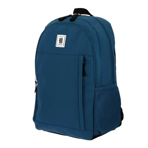 Mochila escolar juvenil 1818 by Chenson azul con amplio compartimento - vista 2