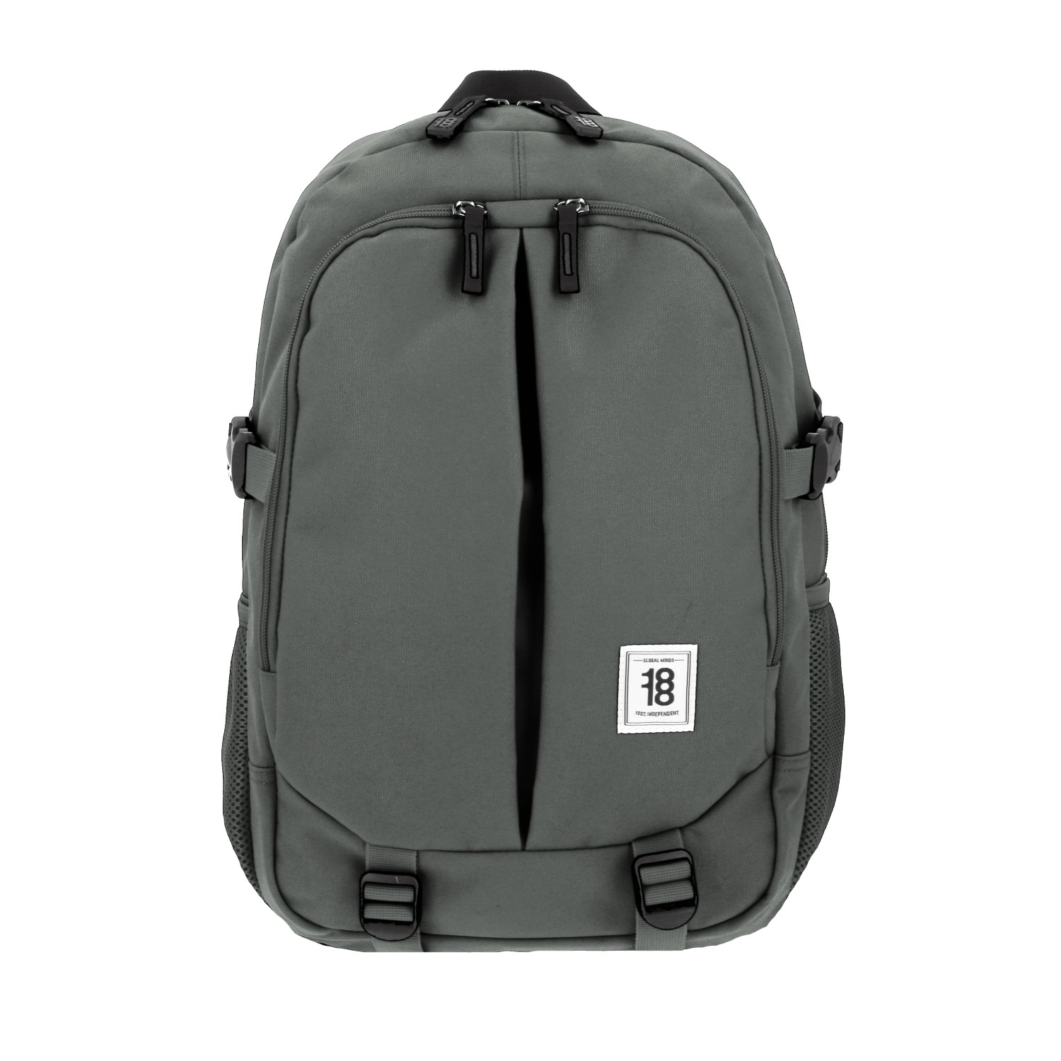 Mochila juvenil 1818 by Chenson gris con amplio compartimento