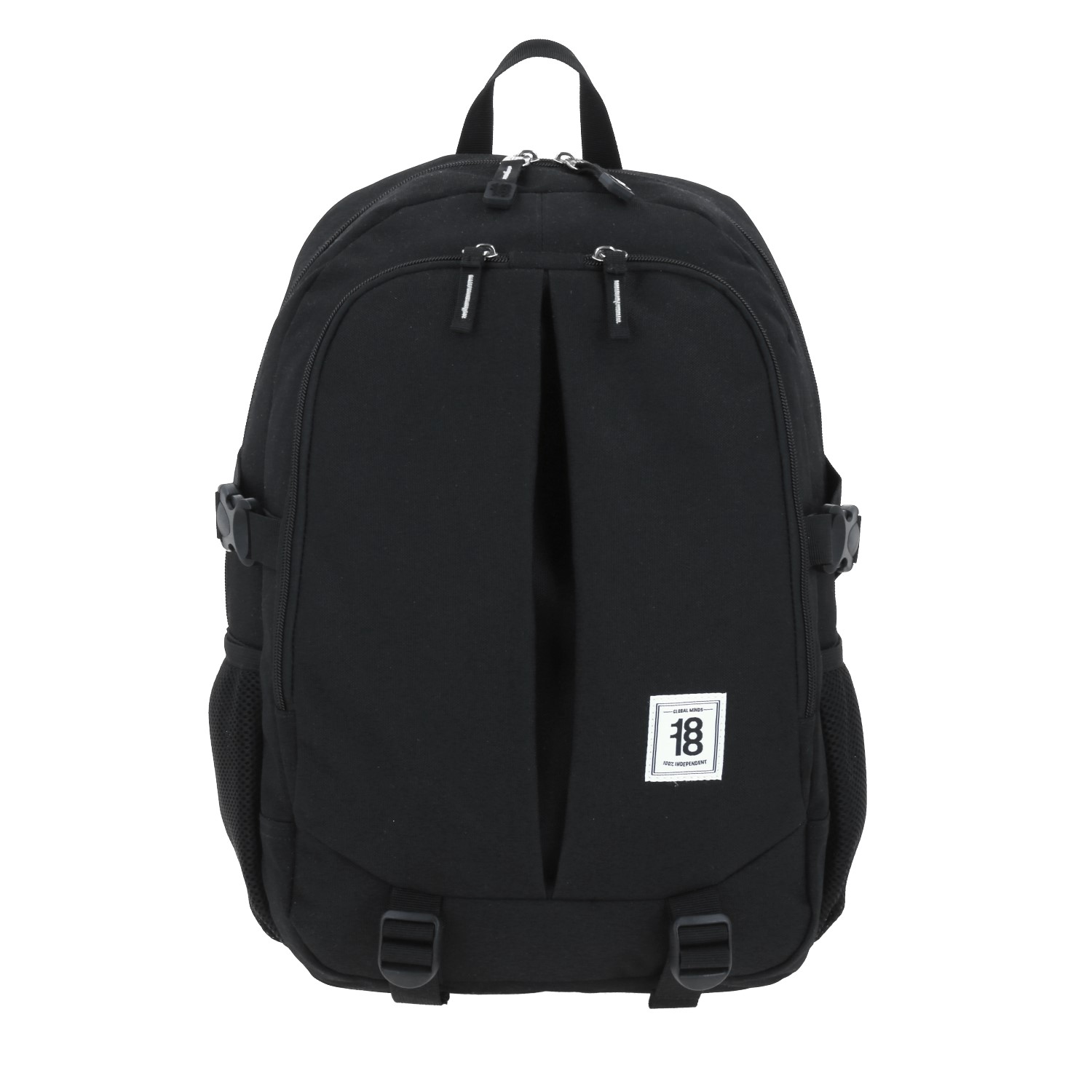 Mochila juvenil 1818 by Chenson negra con amplio compartimento